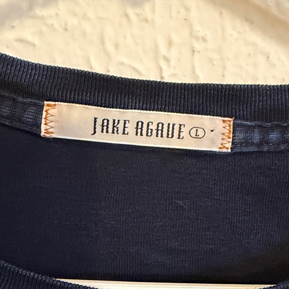 🌵🌵🌵3 for 12$🌵🌵🌵Men's Jake Agave Dark Blue Denim Long Sleeve TShirt-Large - Picture 4 of 10